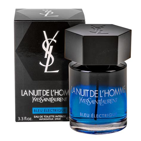 ysl bleu electrique eingestellt|YSL la nuit de l'homme intense.